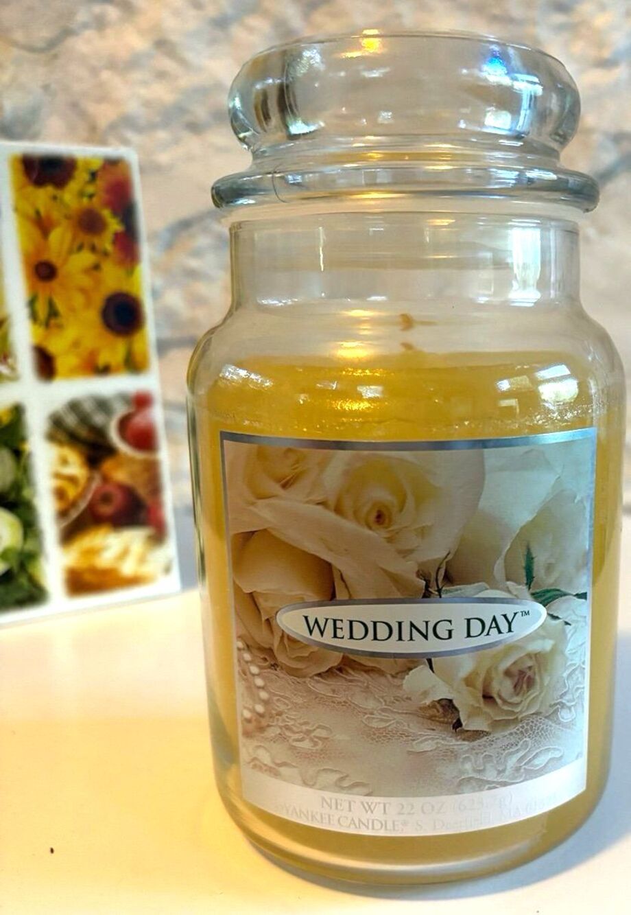 Yankee Candle Wedding Day Roses Label 22 oz NEW + Box Bridal Shower Gift
